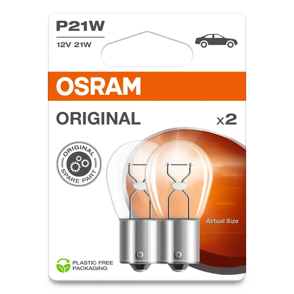 Osram Original P21W 7506-2BL Signallampen 2 Stück 