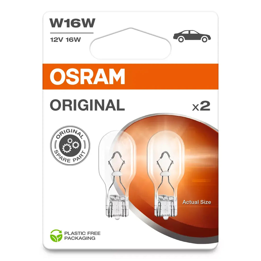 Osram Original W16W Signallampen 2 Stück