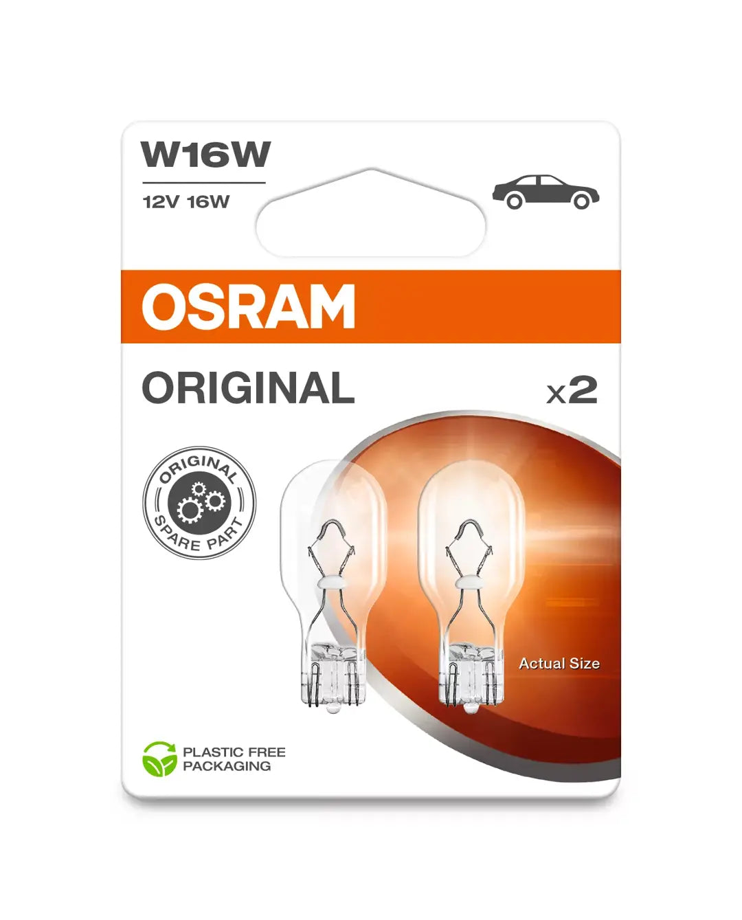 Osram Original W16W Signallampen 2 Stück