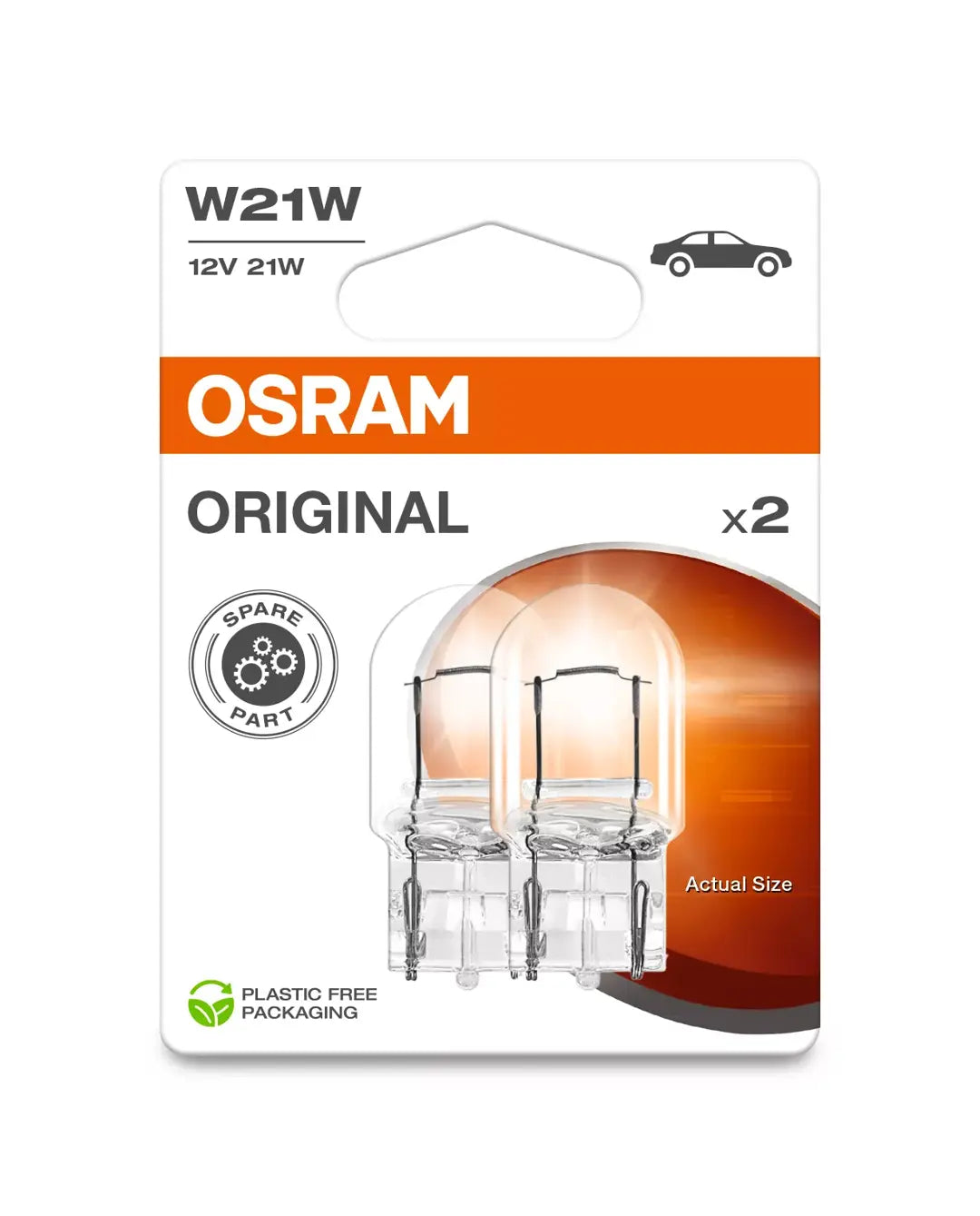 Osram W21W Signallampen Original 7505 2 Stück