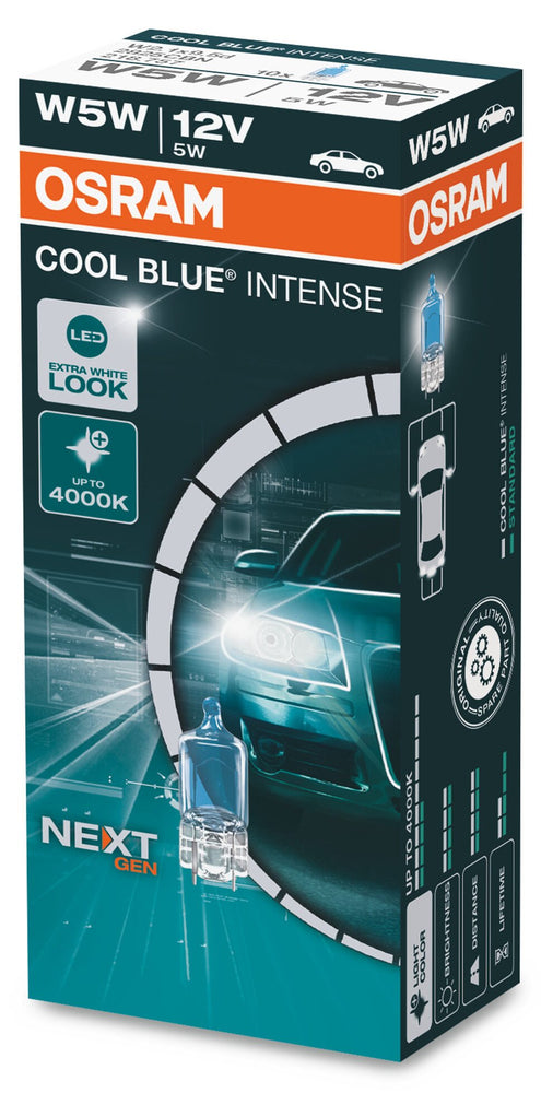 W5W COOL BLUE INTENSE (NEXT GEN) 10er Pack - fahrzeuglampen.com